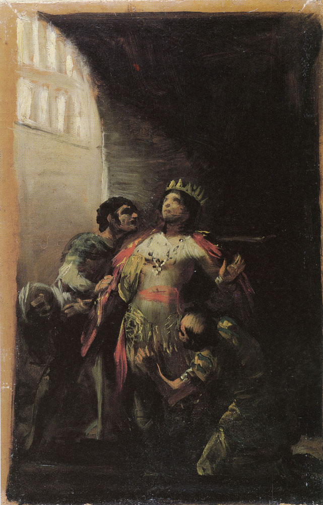 Francisco Goya - Sketch for St Hermengild in Prison