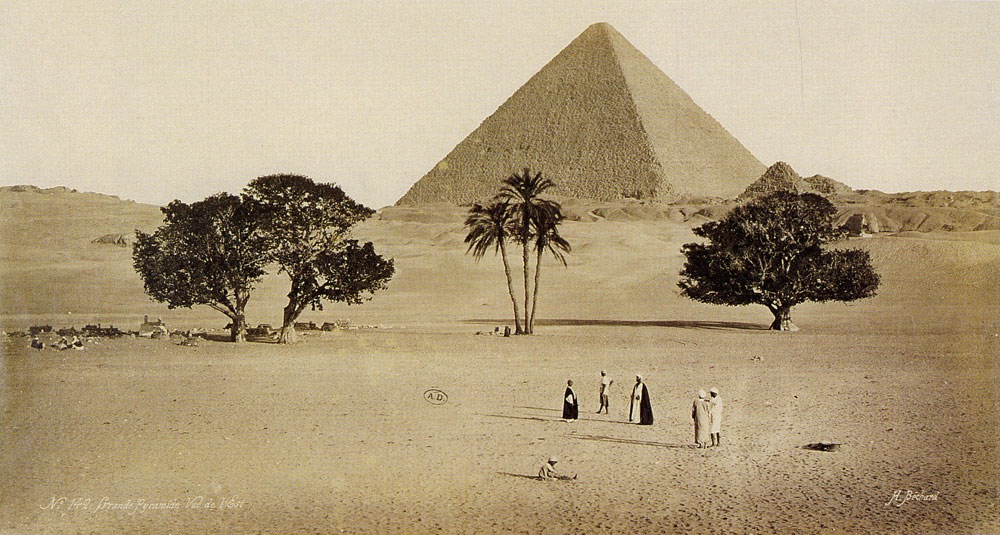 Henri Bechard - Great Pyramid, eastern view