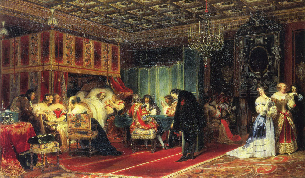 Hippolyte Delaroche - Cardinal Mazarin's Last Sickness
