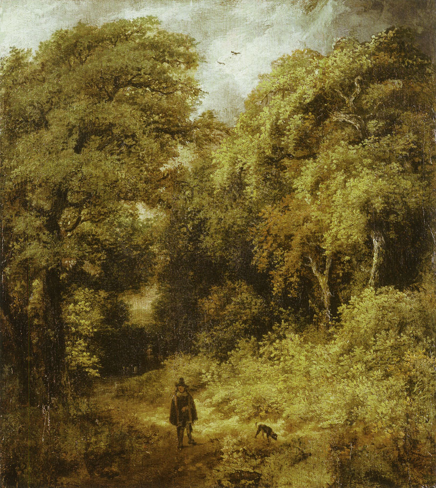 Jacob van Ruisdael - Road in a Forest