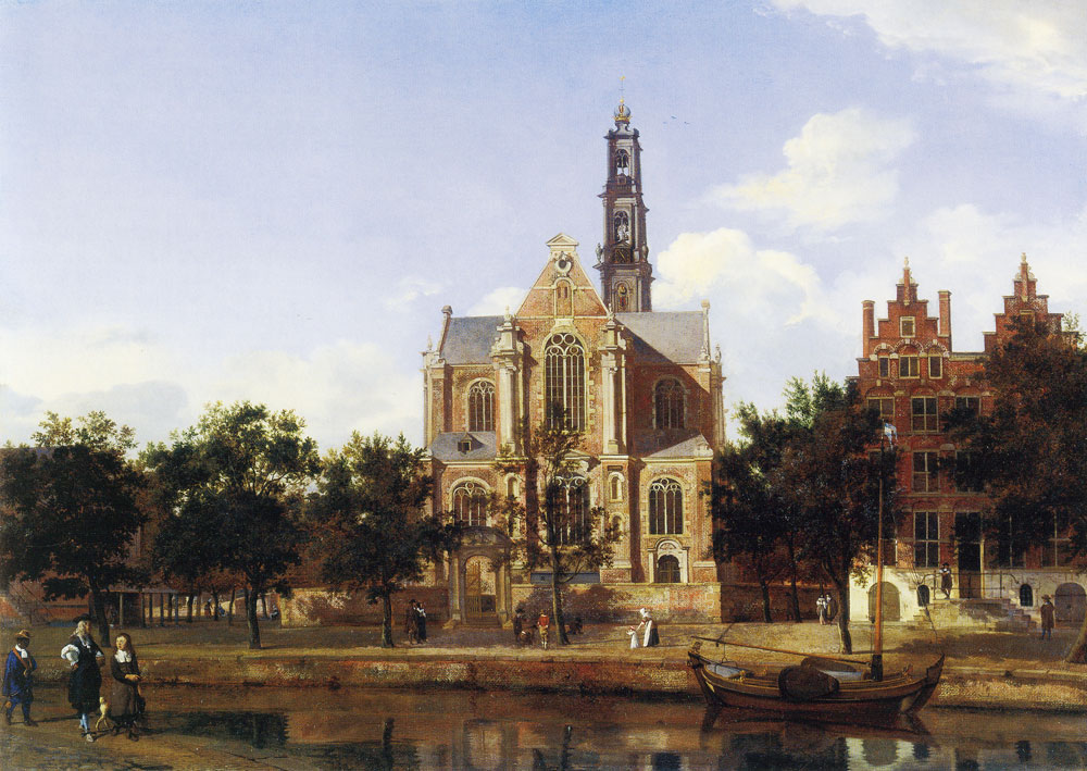 Jan van der Heyden - View of the Westerkerk, Amsterdam