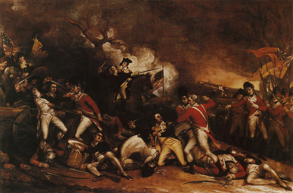 John Trumbull - The Death of General Mercer at the Battle of Princeton, January 3, 1777