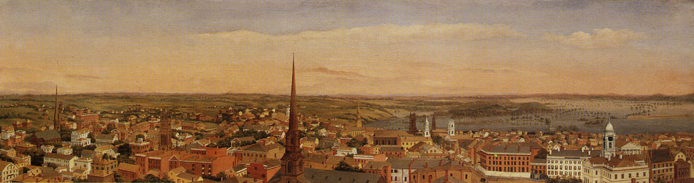 Joseph Ropes - View of Hartford to the North