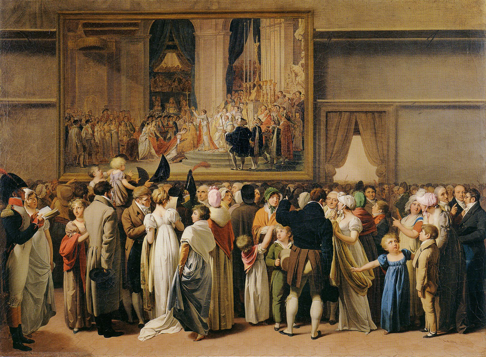 Louis-Léopold Boilly - The Public at the Louvre Salon Viewing 