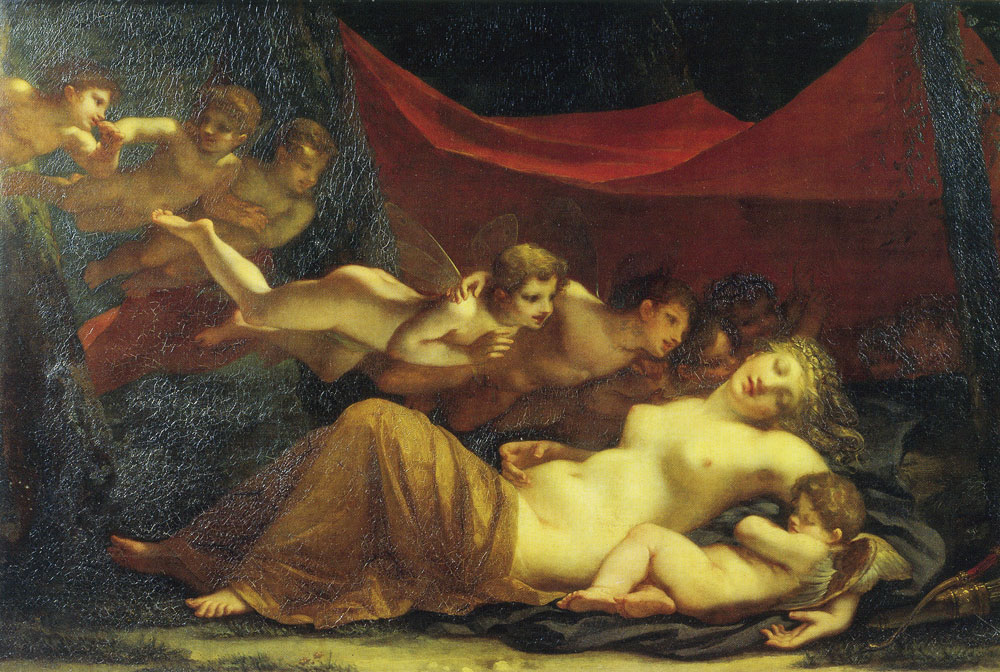 Marie-Françoise-Constance Mayer - The Sleep of Venus and Cupid