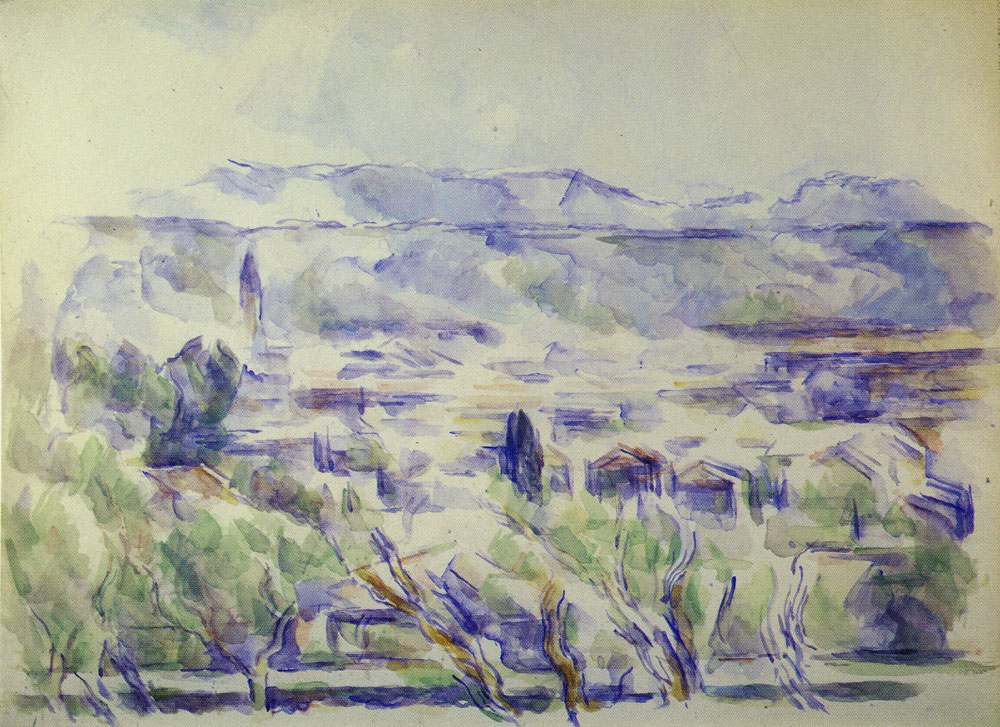 Paul Cézanne - View toward Aix from Les Lauves
