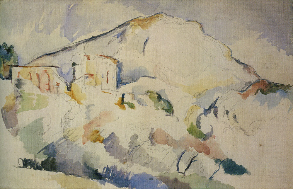 Paul Cézanne - Château Noir before the Montagne Sainte-Victoire