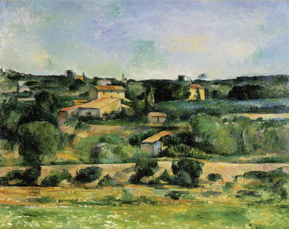 Paul Cézanne - In the plain of Bellevue