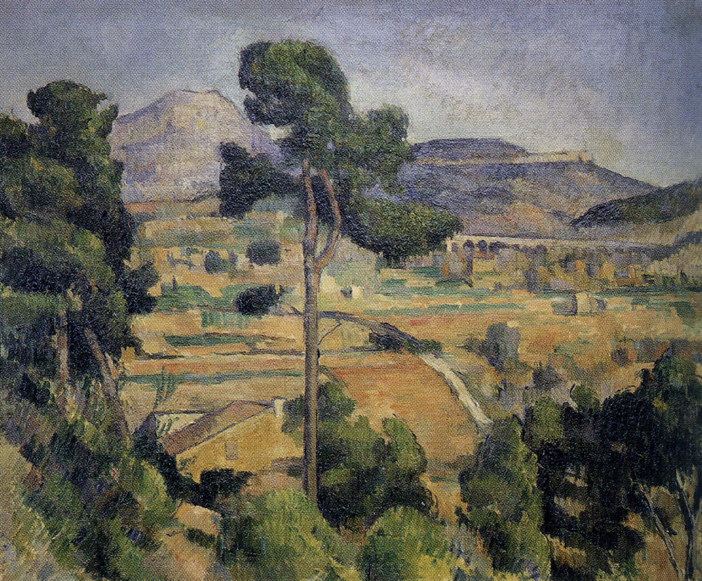 Paul Cézanne - Montagne Sainte-Victoire seen from Montbriand