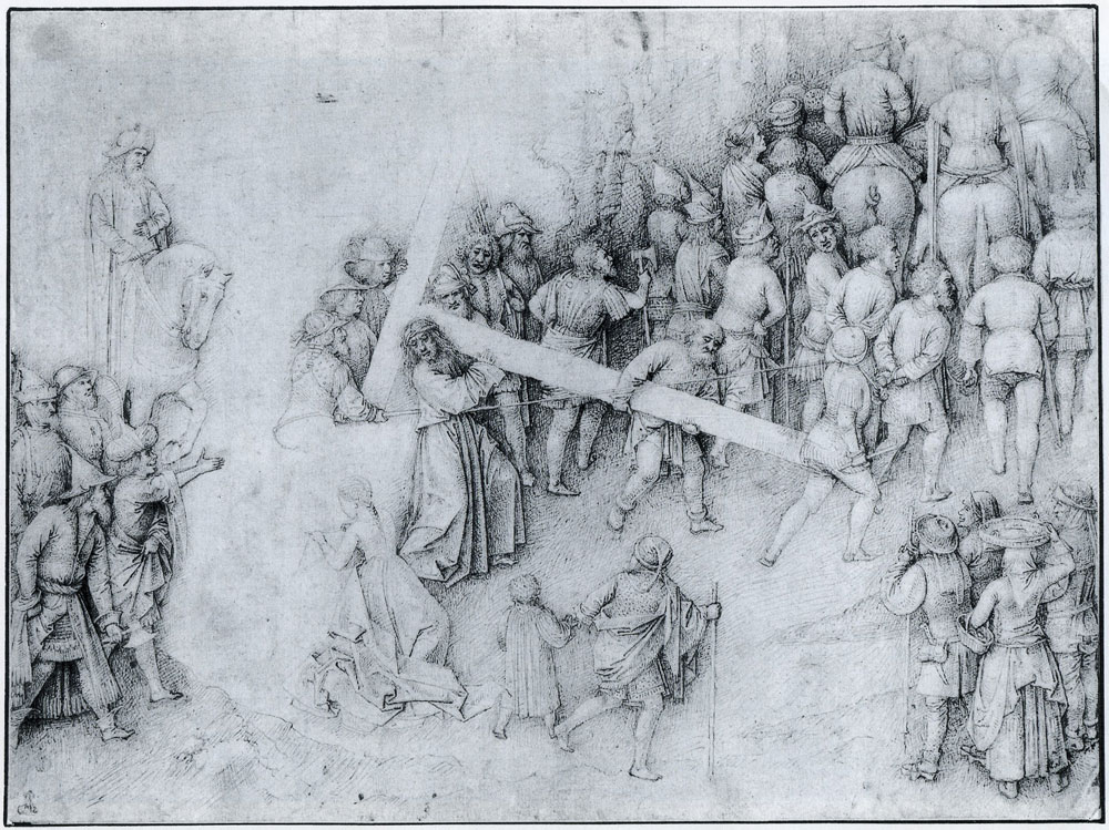 Pieter Bruegel the Elder (?) - Christ carrying the cross