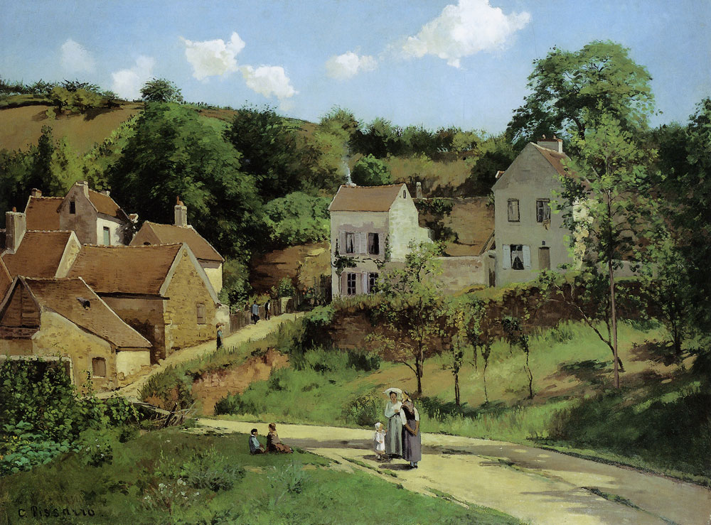 Camille Pissarro - L'Hermitage at Pontoise