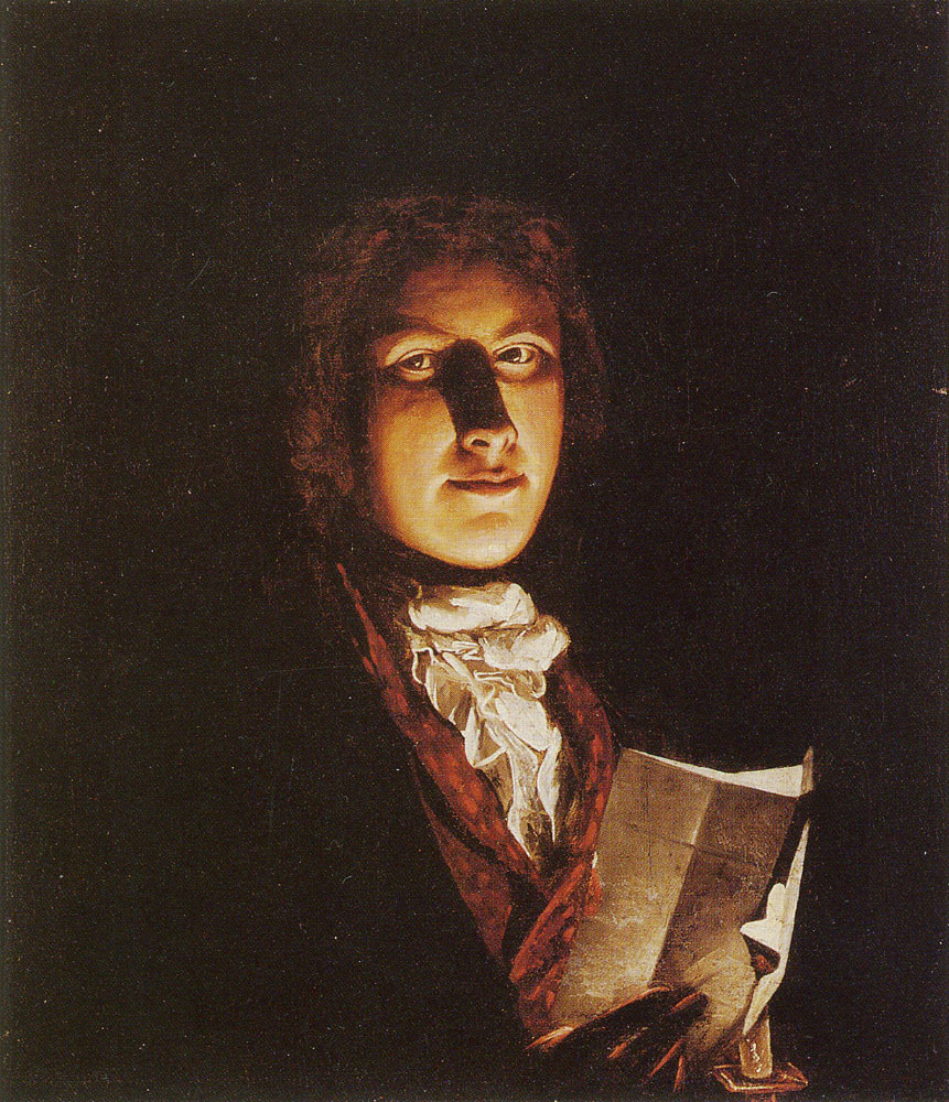 Rembrandt Peale - Self-Portrait by Candlelight