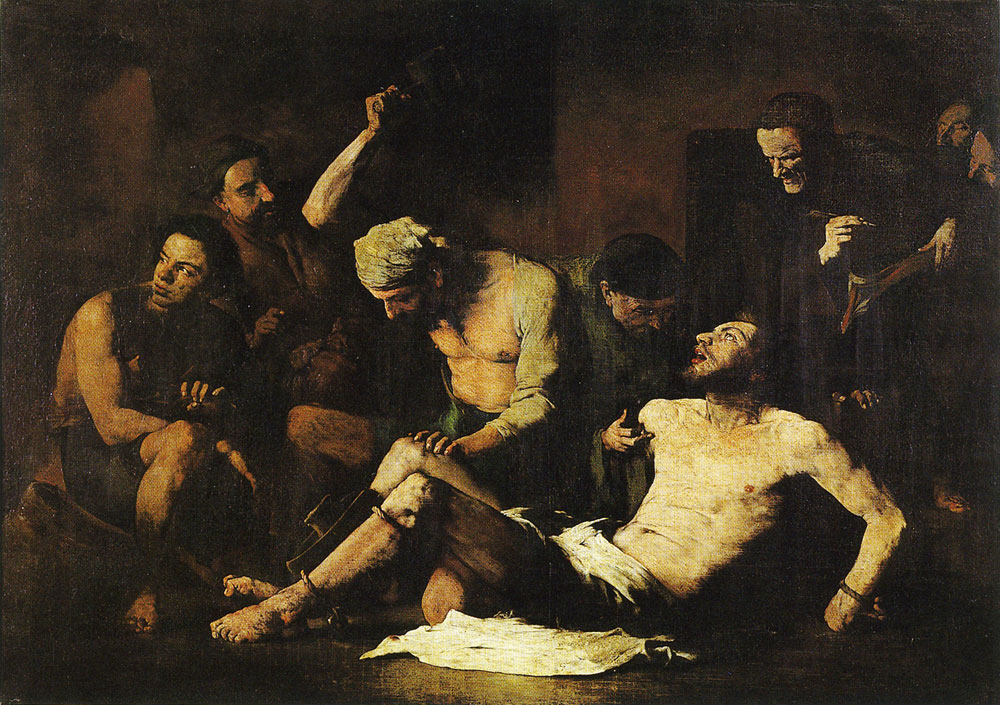 Théodule-Augustin Ribot - The Torture of Alonso Cano