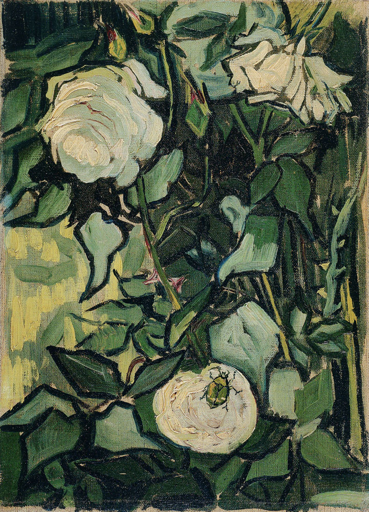 Vincent van Gogh - Wild Roses and Beetle