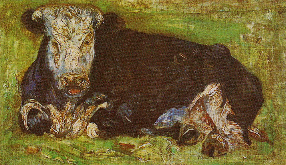 Vincent van Gogh - Cow lying down