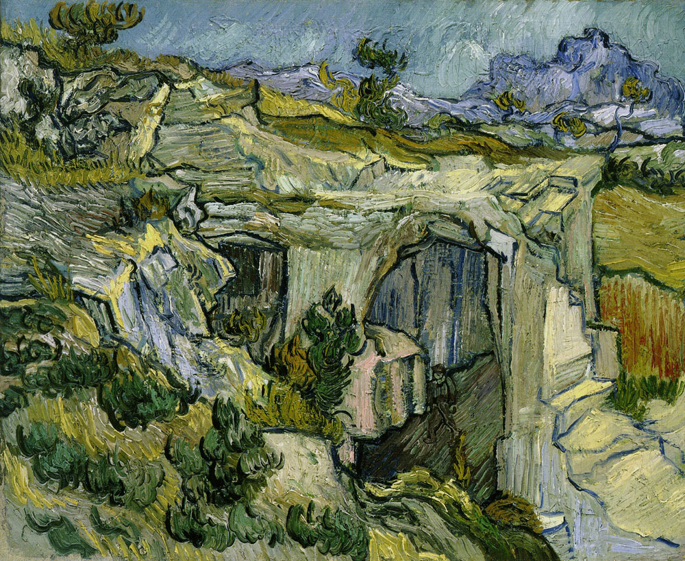 Vincent van Gogh - Entrance to a Quarry near Saint-Rémy