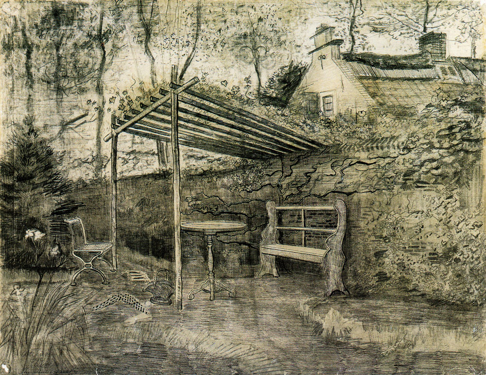 Vincent van Gogh - Garden with Arbor