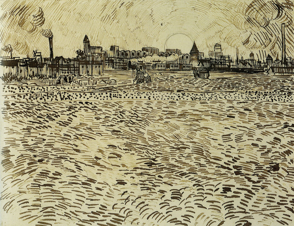 Vincent van Gogh - A Summer Evening