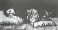 Bernhard Keil Sleeping Boy with a Sleeping Cat