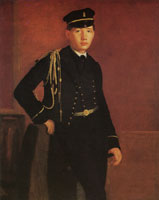 Edgar Degas Achille de Gas in the uniform of a cadet