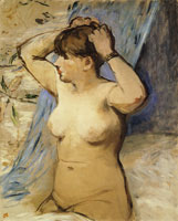 Edouard Manet Nude Arranging her Hair