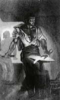 Eugene Delacroix A Blacksmith, second state