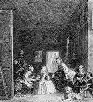 Francisco Goya Las Meninas, copy after Velazquez