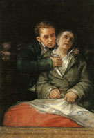 Francisco Goya Self-Portrait with Dr. Arrieta