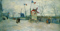 Vincent van Gogh Street scene in Montmartre