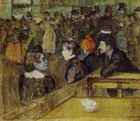 Henri de Toulouse-Lautrec Ball Room at the Moulin de la Galette