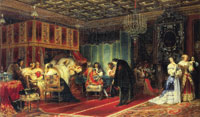 Hippolyte Delaroche Cardinal Mazarin's Last Sickness