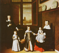 Nicolaes Maes Family portrait
