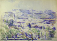 Paul Cézanne View toward Aix from Les Lauves