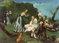Paul Cézanne Le déjeuner sur l'herbe