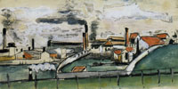 Paul Cézanne Factories at L'Estaque