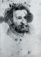 Paul Cézanne Portrait of the painter Guillaumin
