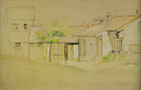 Paul Cézanne Maisonnettes