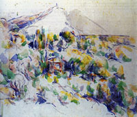 Paul Cézanne Montagne Sainte-Victoire seen from North of Aix