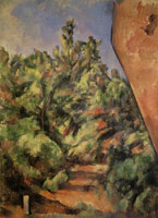 Paul Cézanne The red rock