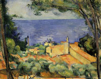 Paul Cézanne Red roofs at L'Estaque