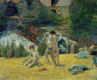 Paul Gauguin Young Breton Bathers