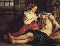 Peter Paul Rubens Pero and Cimon