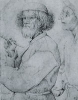 Copy after Pieter Bruegel the Elder - The painter and his client