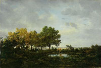 Théodore Rousseau The Pond