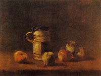 Vincent van Gogh Still life with beer mug and fruits