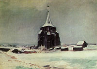 Vincent van Gogh The old tower in the snow