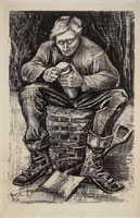 Vincent van Gogh A Workman's Meal-Break