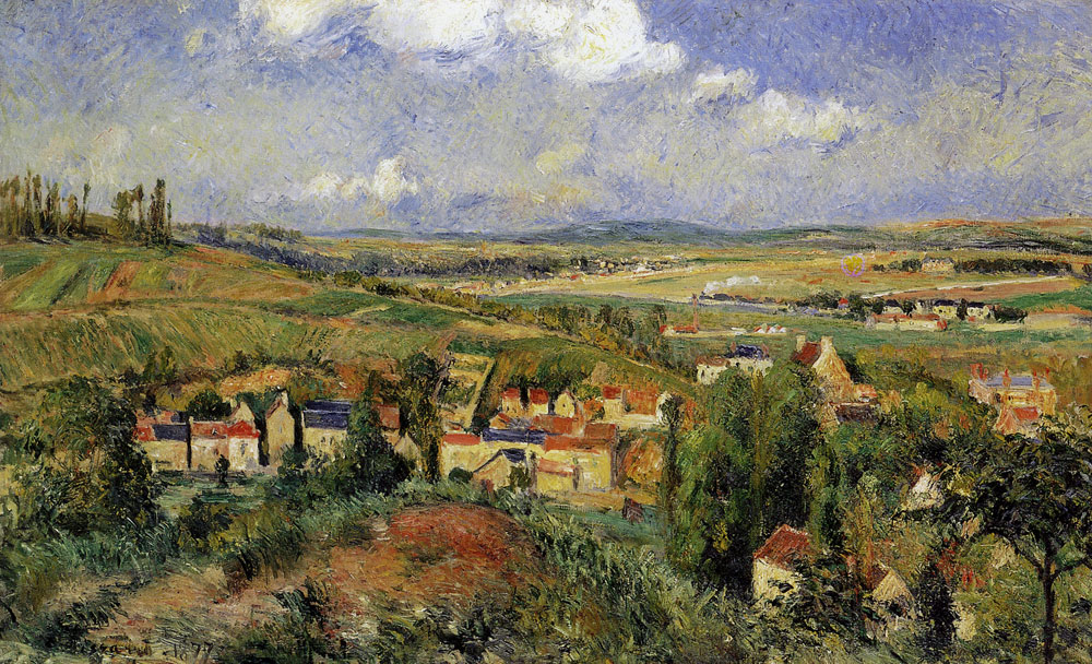 Camille Pissarro - L'Hermitage in summer, Pontoise