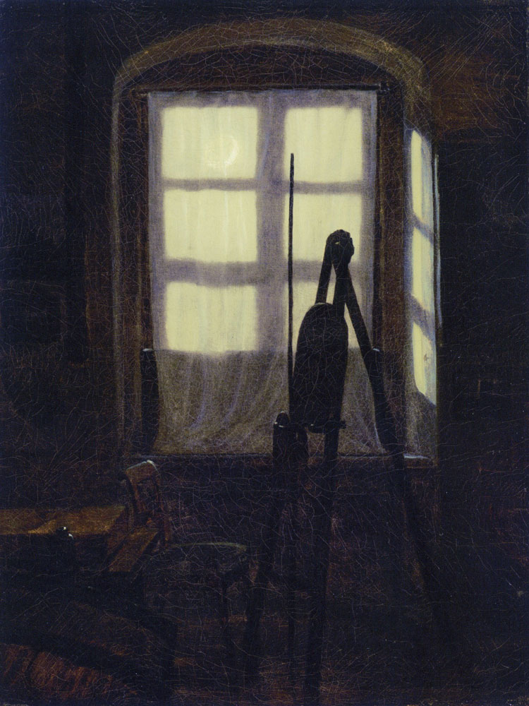 Carl Gustav Carus - Studio in Moonlight