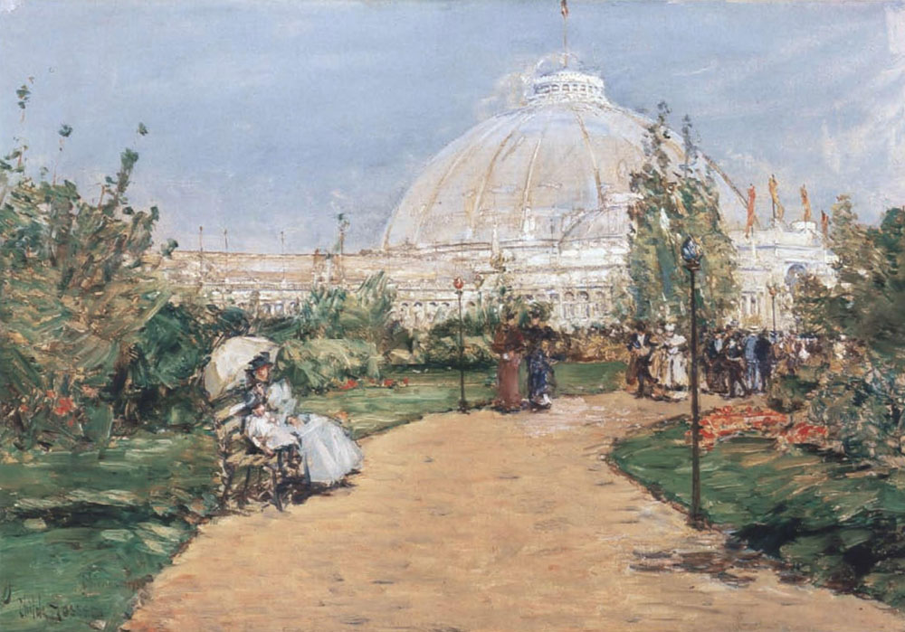 Childe Hassam - Horticulture building, World's Columbian Exposition